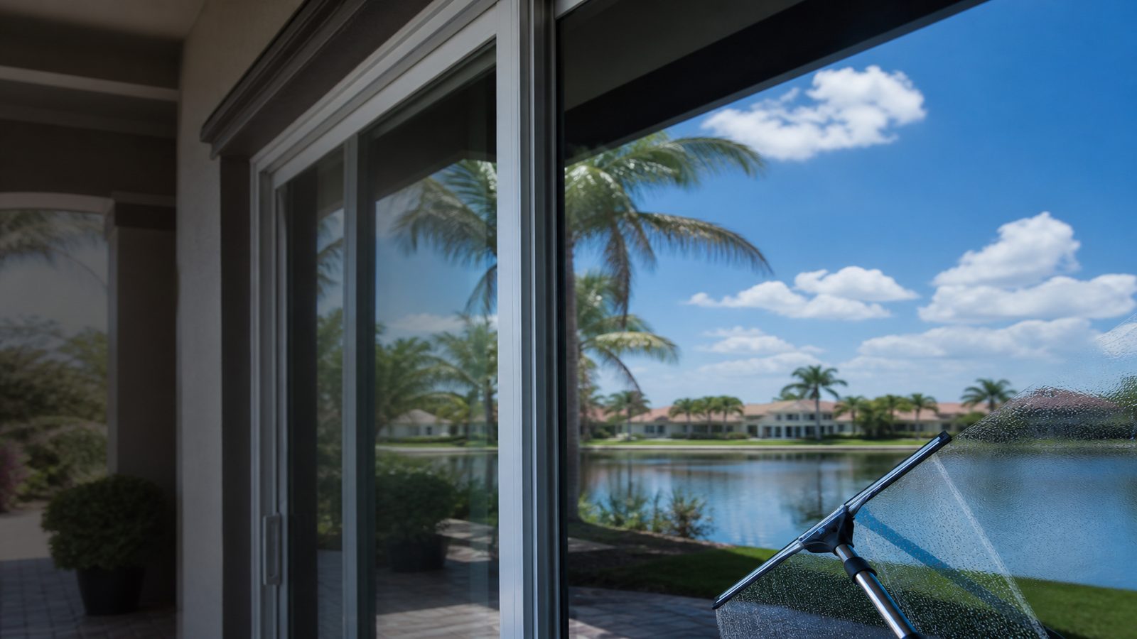 Clean residential windows in Venice